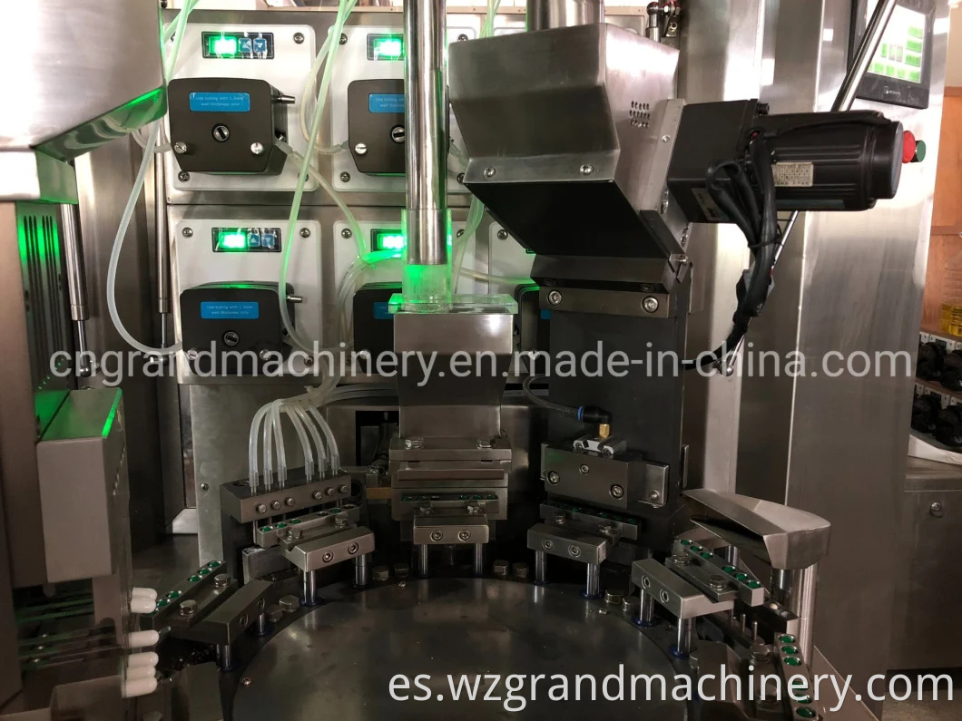 Máquina de llenado de cápsulas para polvo mezclado con máquina de sellado de cápsulas de líquido de aceite NJP-260